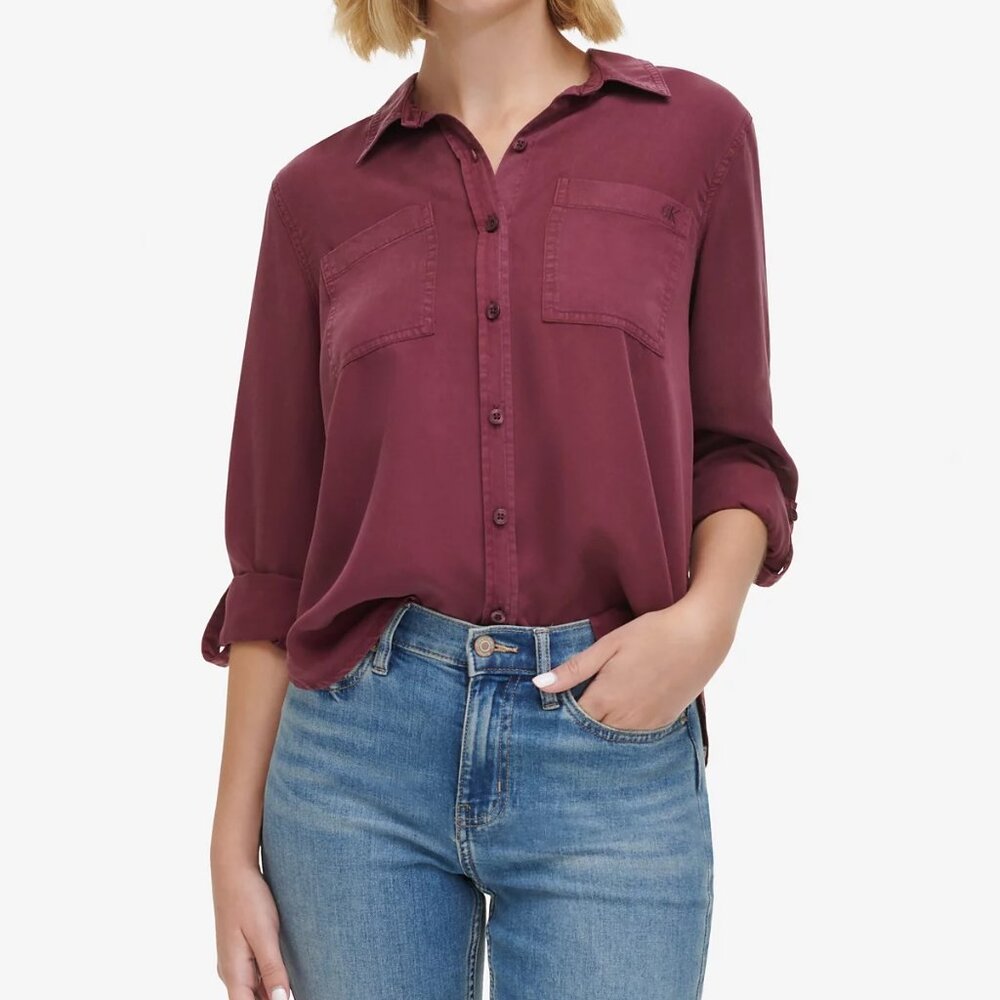 Theory Button-Front Top - image 1